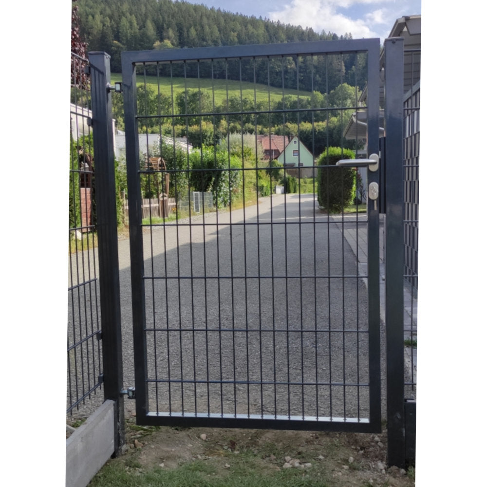 Flügeltor "BASIC" 1-flügelig inkl. Steher / LW: 100 cm