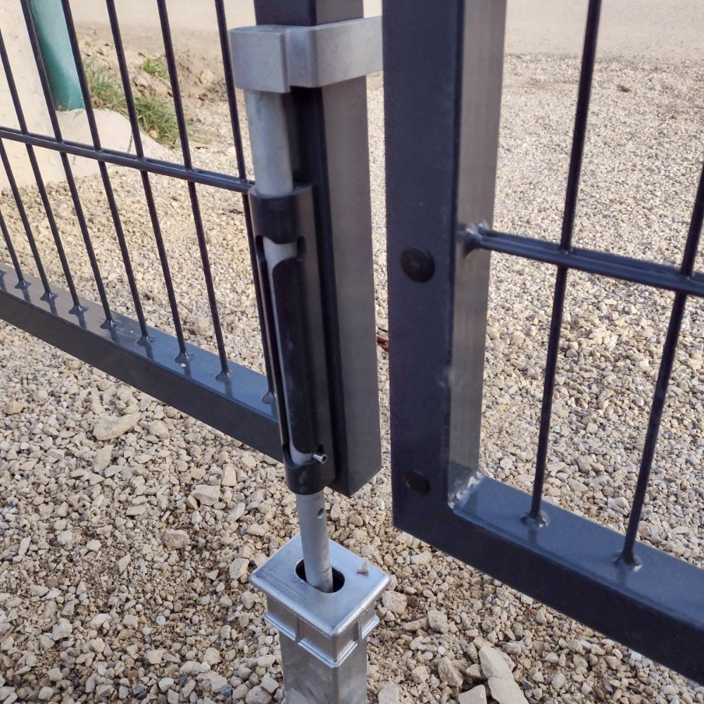 Flügeltor "BASIC" 2-flügelig inkl. Steher / LW: 350 cm