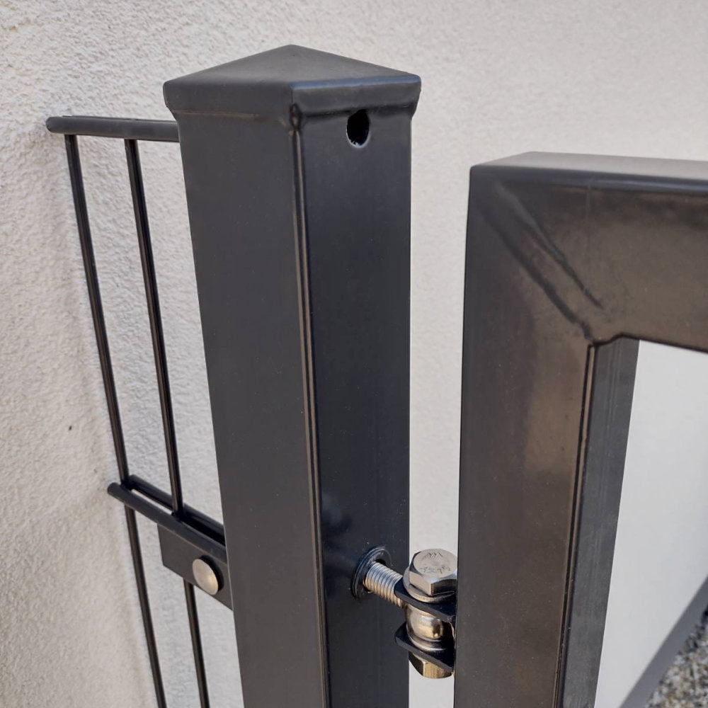 Flügeltor "BASIC" 2-flügelig inkl. Steher / LW: 350 cm