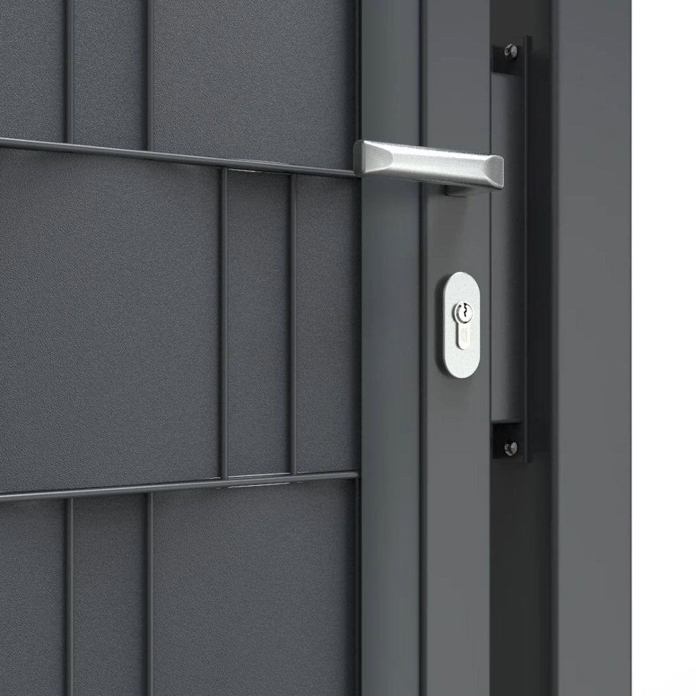 Set Abschlussleiste für Sichtschutz in Torflügeln 6/5/6 mm