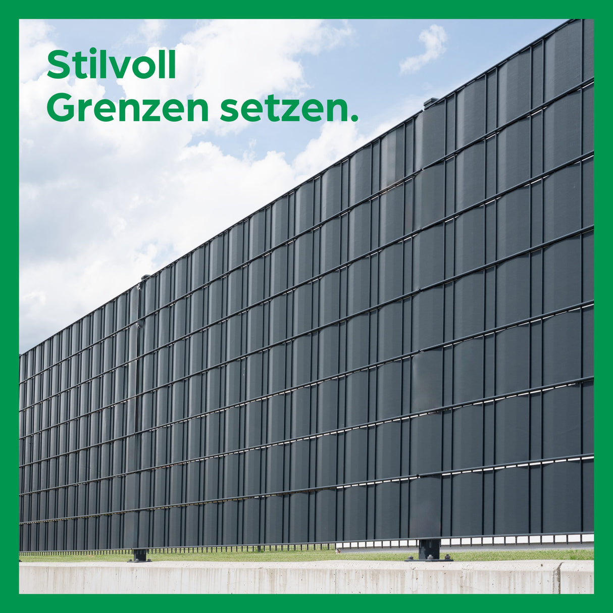 Sichtschutzrolle PVC - 35 lfm